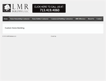 Tablet Screenshot of lmrbuilders.com